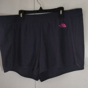 The North Face Women's Shorts Largue Blue Regular Performance Training Blue XL